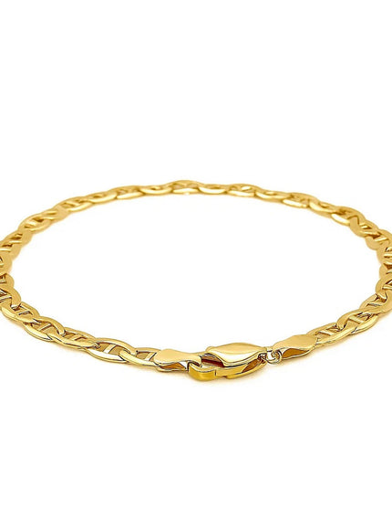 4.5mm 14k Yellow Gold Mariner Link Bracelet