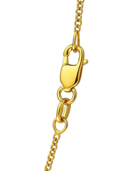 14k Yellow Gold Round Cable Link Chain 1.5mm