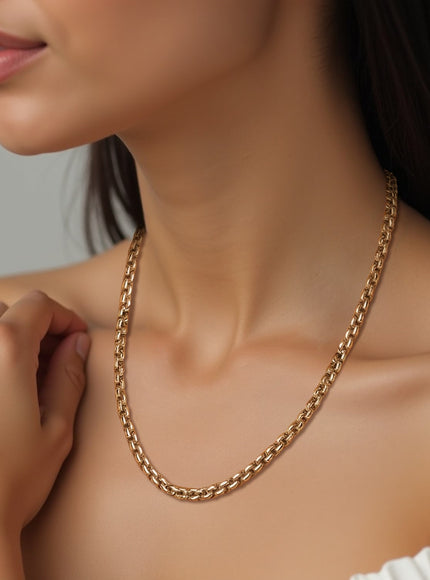 14k Yellow Gold Round Box Chain 1.7mm