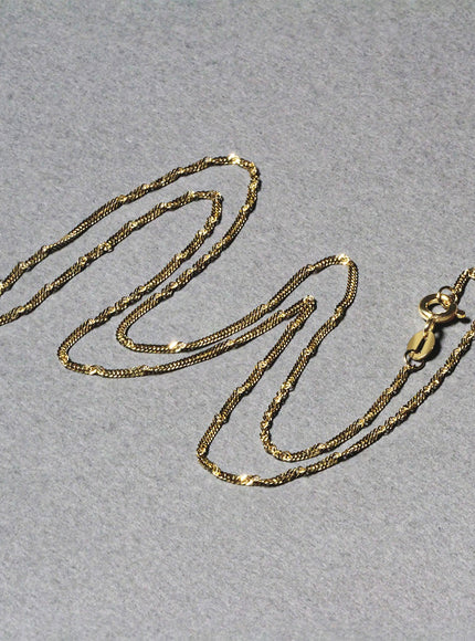 10k Yellow Gold Singapore Chain 1.5mm