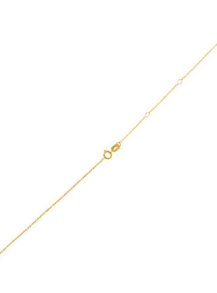 Adjustable Cable Chain in 14k Yellow Gold (1.0mm)
