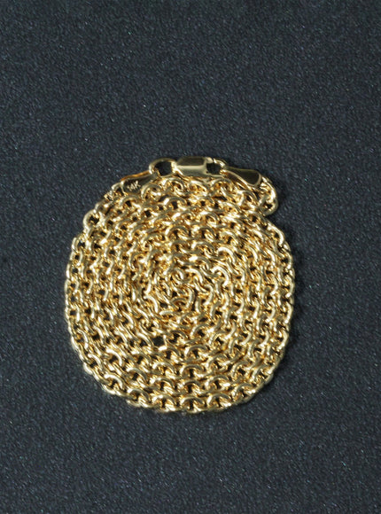 3.0mm 14k Yellow Gold Forsantina Lite Cable Link Chain