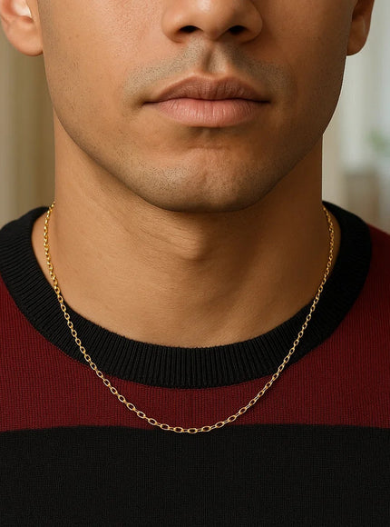 14k Yellow Gold Forsantina Lite Cable Link Chain 1.9mm