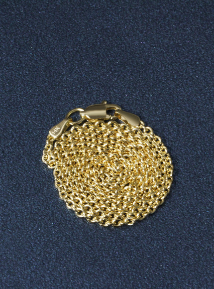14k Yellow Gold Forsantina Lite Cable Link Chain 1.9mm