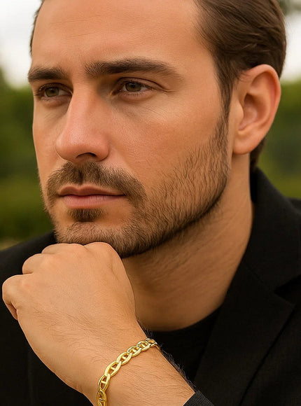 14k Yellow Gold Mariner Link Bracelet (5.10 mm)