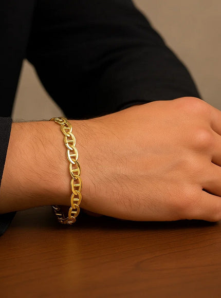 14k Yellow Gold Mariner Link Bracelet (5.10 mm)
