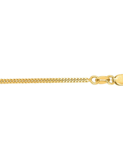 14k Yellow Gold Gourmette Chain 1.5mm