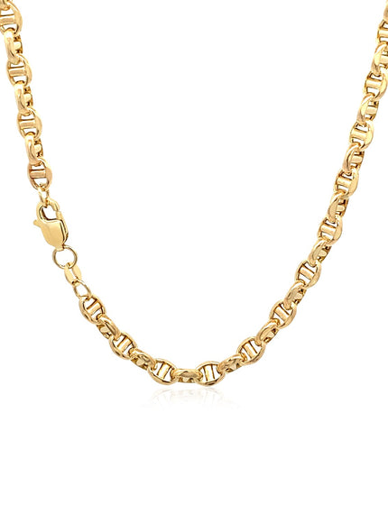 4.5mm 14k Yellow Gold Anchor Chain