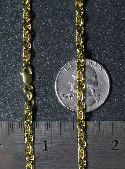 4.5mm 14k Yellow Gold Anchor Chain