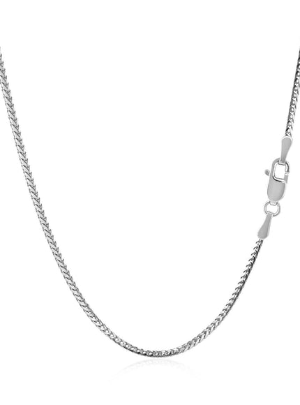 14k White Gold Franco Chain 1.2mm