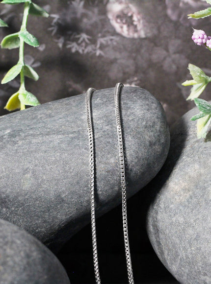 14k White Gold Franco Chain 1.2mm