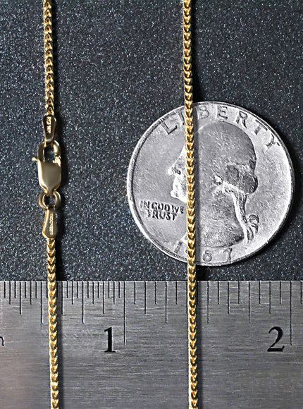 14k Yellow Gold Franco Chain 1.2mm
