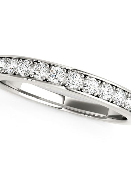 14k White Gold Classic Diamond Wedding Band (1/4 cttw)
