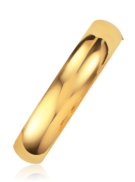 Classic Bangle in 14k Yellow Gold (13.5mm)