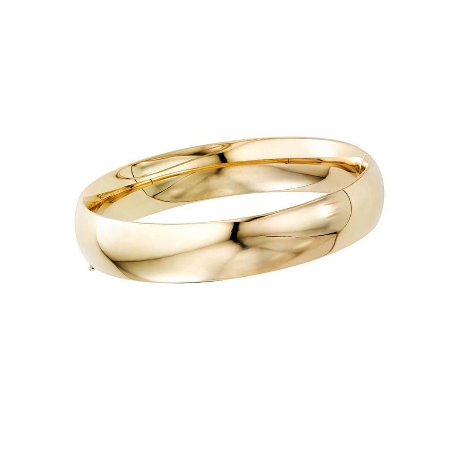 Classic Bangle in 14k Yellow Gold (13.5mm)