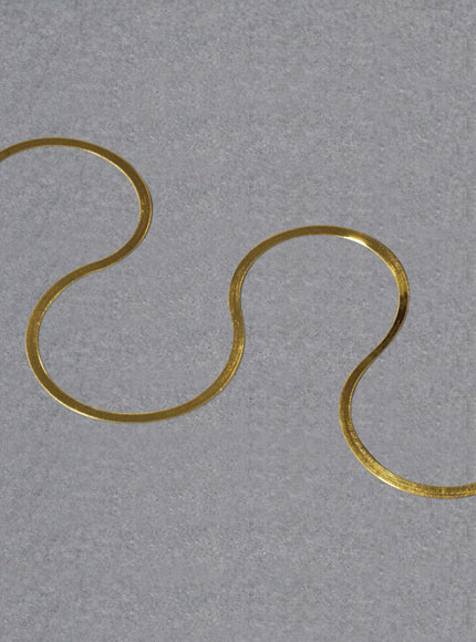 3.0mm 14k Yellow Gold Super Flex Herringbone Chain