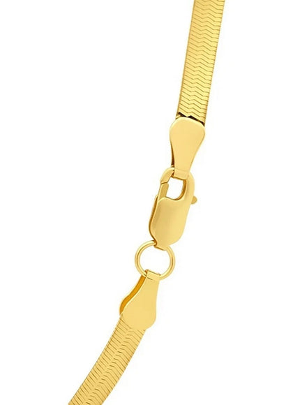 3.0mm 14k Yellow Gold Super Flex Herringbone Chain
