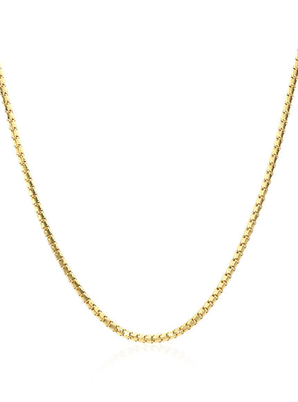 14k Yellow Gold Ice Chain 1.3mm