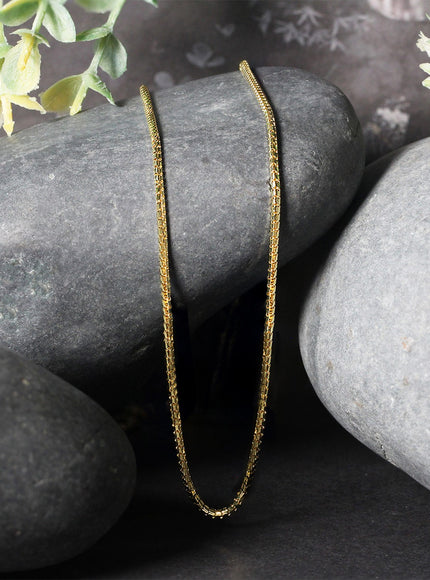 14k Yellow Gold Ice Chain 1.3mm