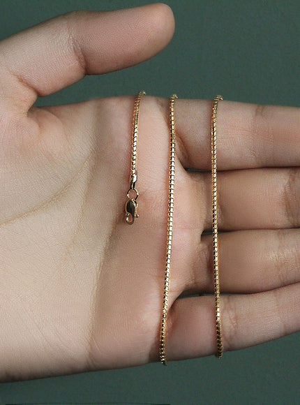 14k Yellow Gold Ice Chain 1.3mm