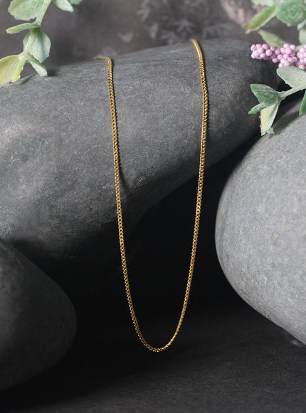14k Yellow Gold Gourette Chain 1.0mm