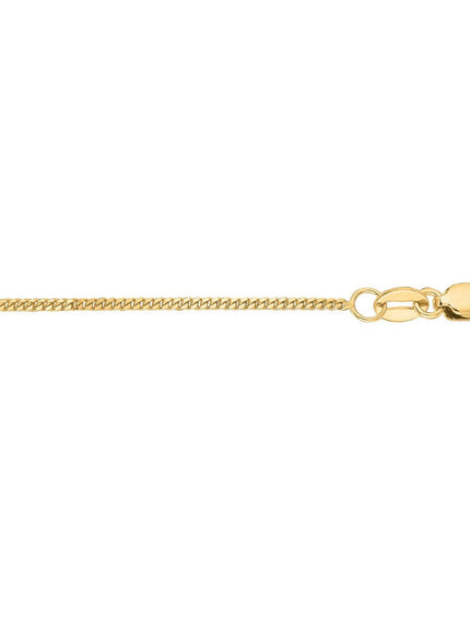 14k Yellow Gold Gourette Chain 1.0mm