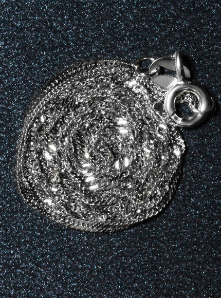 14k White Gold Singapore Chain 1.5mm