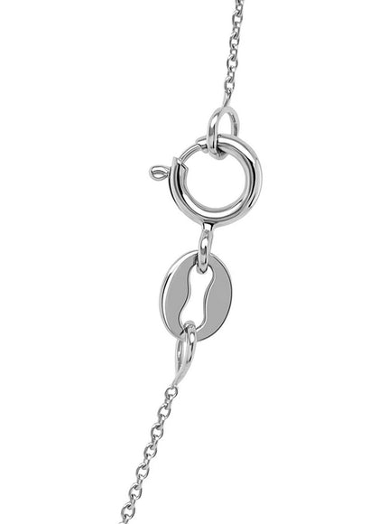 14k White Gold Cable Link Chain 0.5mm