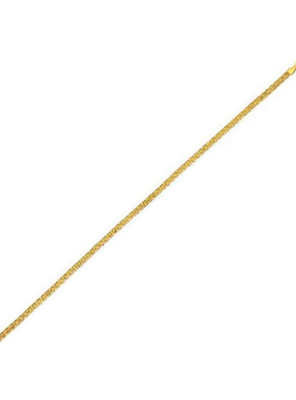 2.5mm 14k Yellow Gold Bismark Chain