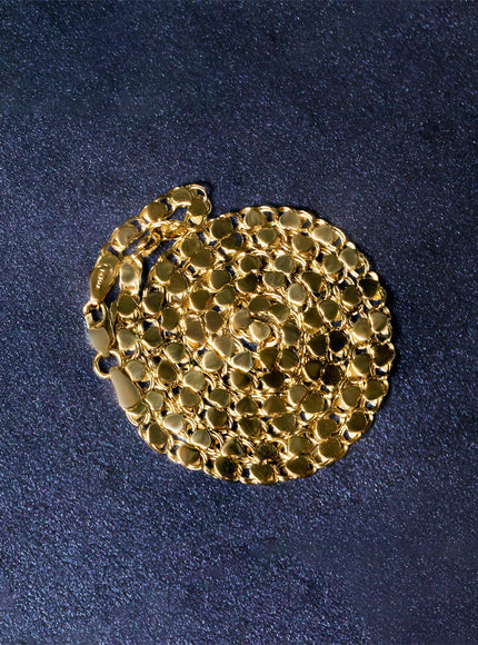 3.3mm 14k Yellow Gold Heart Chain