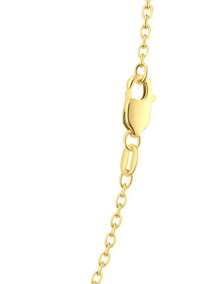 14k Yellow Gold CZ By the Yard Long Links