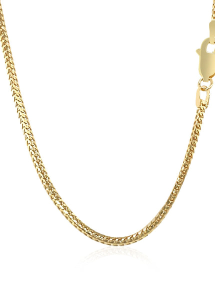14k Yellow Gold Franco Chain 1.8mm