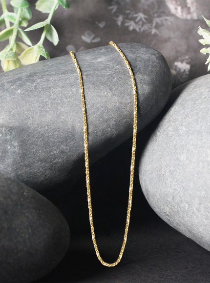 14k Yellow Gold Lumina Pendant Chain 0.9mm