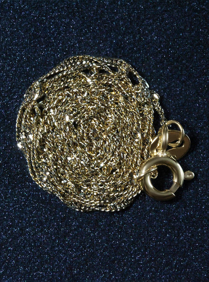 10k Yellow Gold Singapore Chain 1.0mm