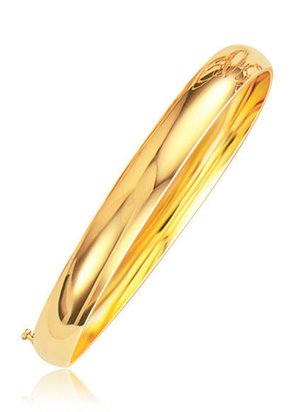 Classic Bangle in 14k Yellow Gold (8.0mm)