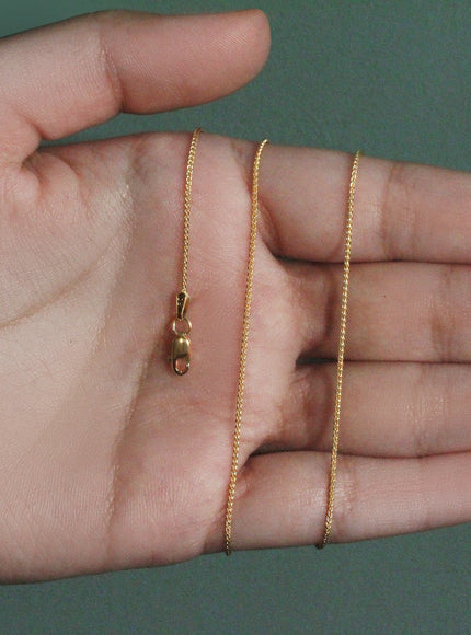 10k Yellow Gold Wheat Chain 1.0mm