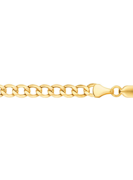 5.3mm 14k Yellow Gold Curb Chain