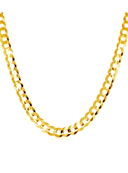 3.2mm 10k Yellow Gold Curb Chain