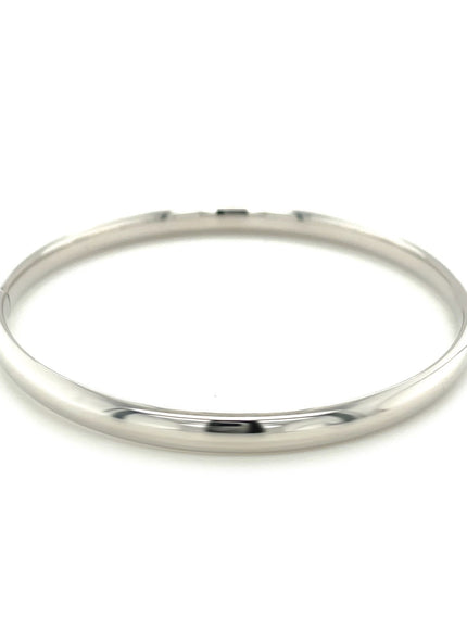 Classic Bangle in 14k White Gold (5.0mm)