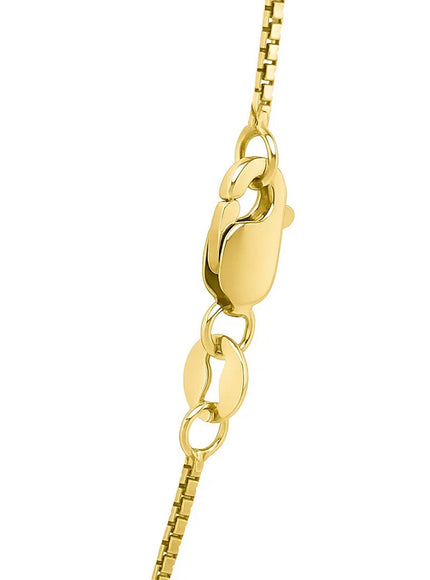 14k Yellow Gold Octagonal Box Chain 1.0mm