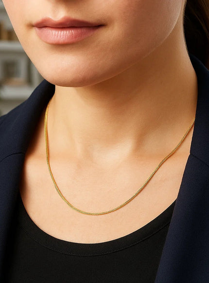 14k Yellow Gold Milano Chain 1.1mm
