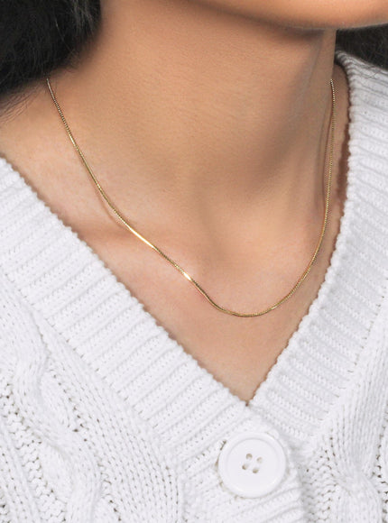 14k Yellow Gold Franco Chain 0.9mm