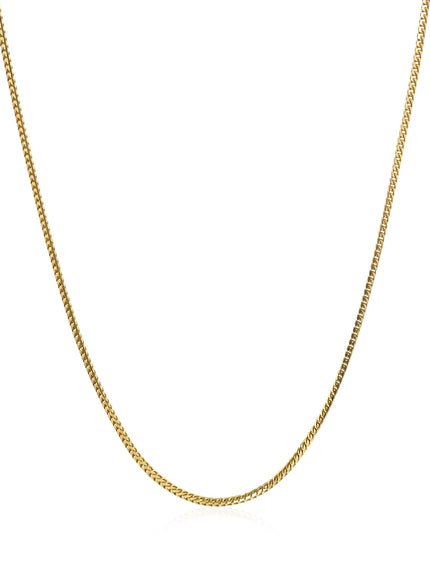14k Yellow Gold Franco Chain 0.9mm