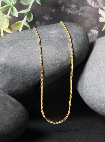 14k Yellow Gold Franco Chain 0.9mm