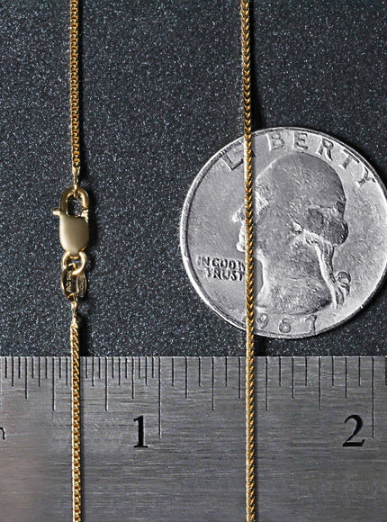 14k Yellow Gold Franco Chain 0.9mm
