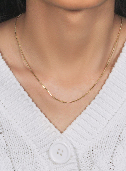 14k Yellow Gold Franco Chain 0.9mm