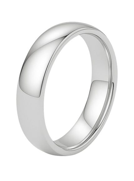 14k White Gold 5mm Comfort Fit Wedding Band