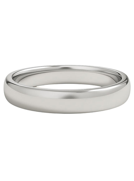 14k White Gold 5mm Comfort Fit Wedding Band