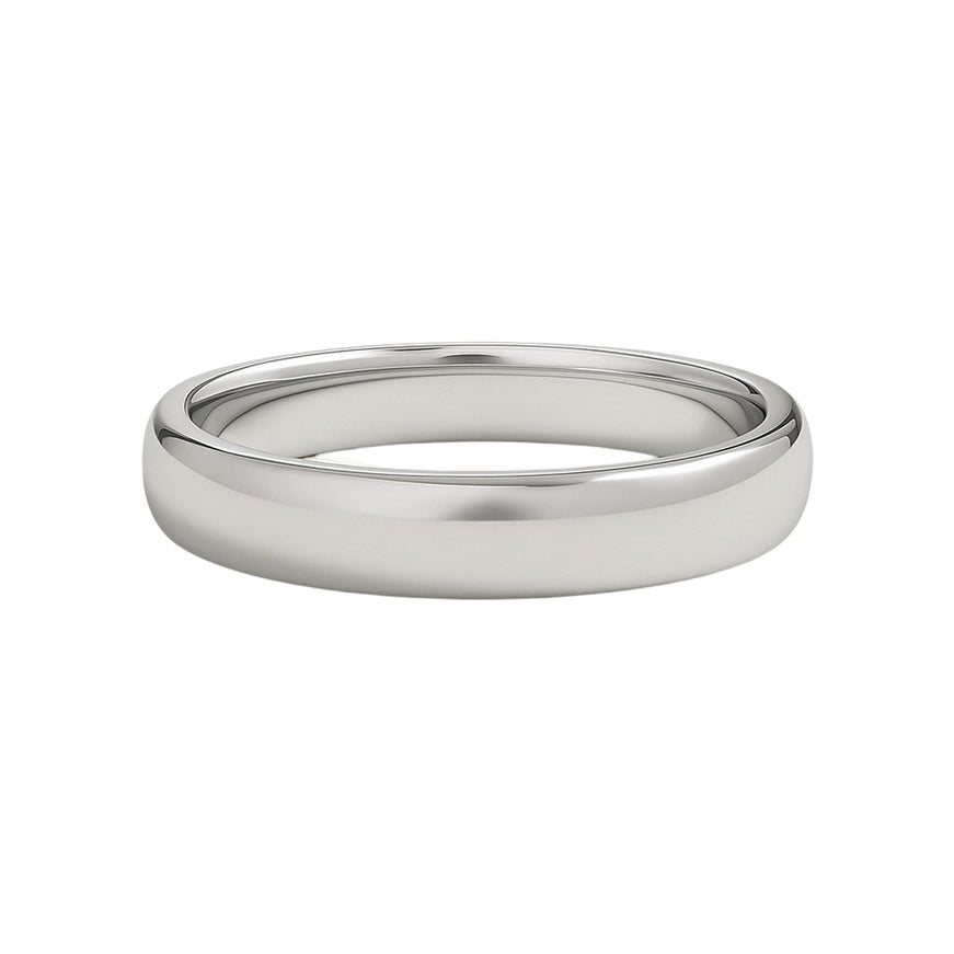 14k White Gold 5mm Comfort Fit Wedding Band