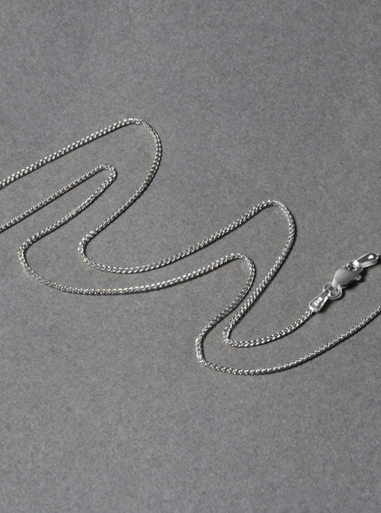 14k White Gold Diamond Cut Round Wheat Chain 1.0mm